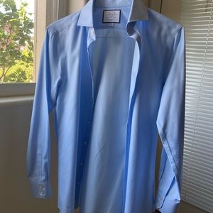 Blue Charles Tyrwhitt dress shirt